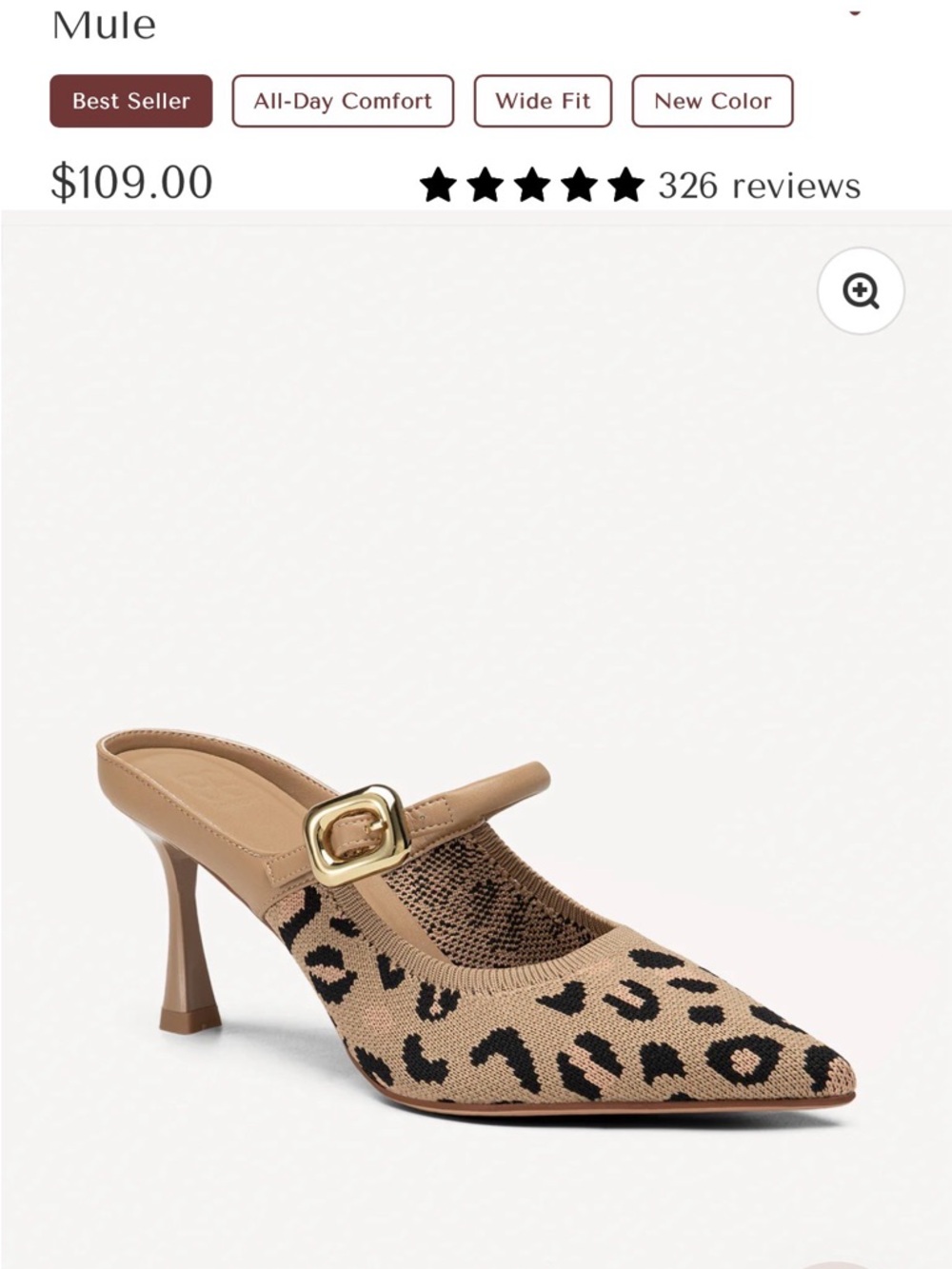 Cosy Island - GraceLithe Pointed Toe Heeled Mule